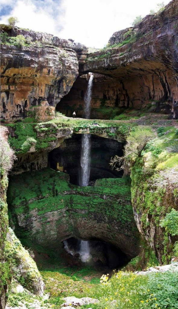 Baatara Gorge Waterfall, Tannourine - Lebanon