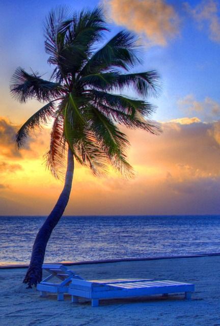 Sunset in Belize